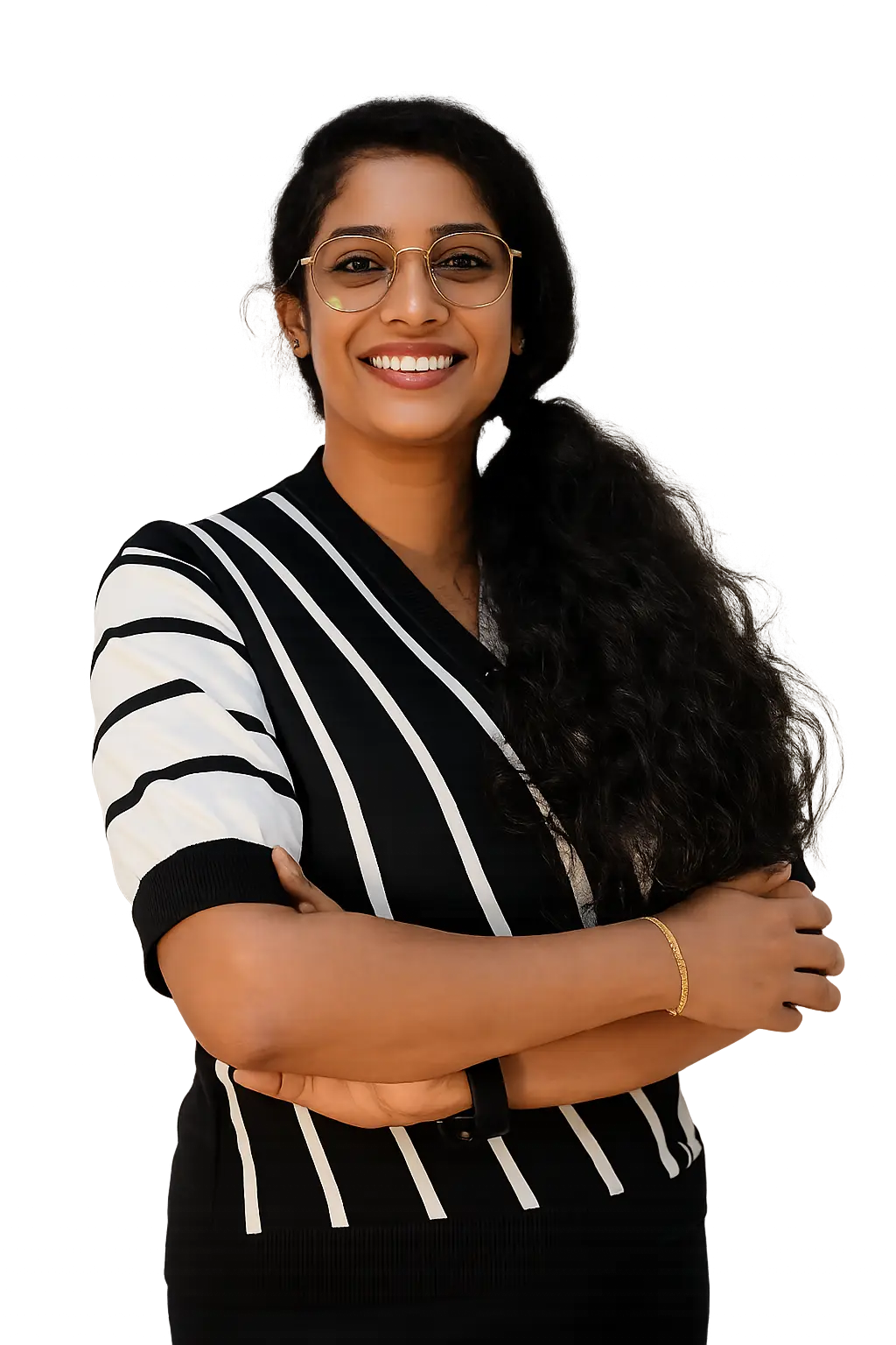 Delina, Project Manager at Zenerom UAE, a leading digital marketing company in Dubai, in a professional corporate portrait.