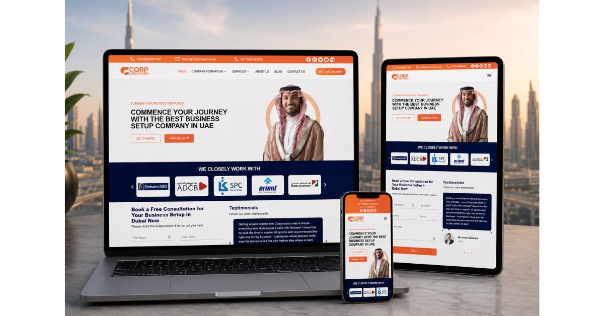 Corp Creators high-converting digital platform case study