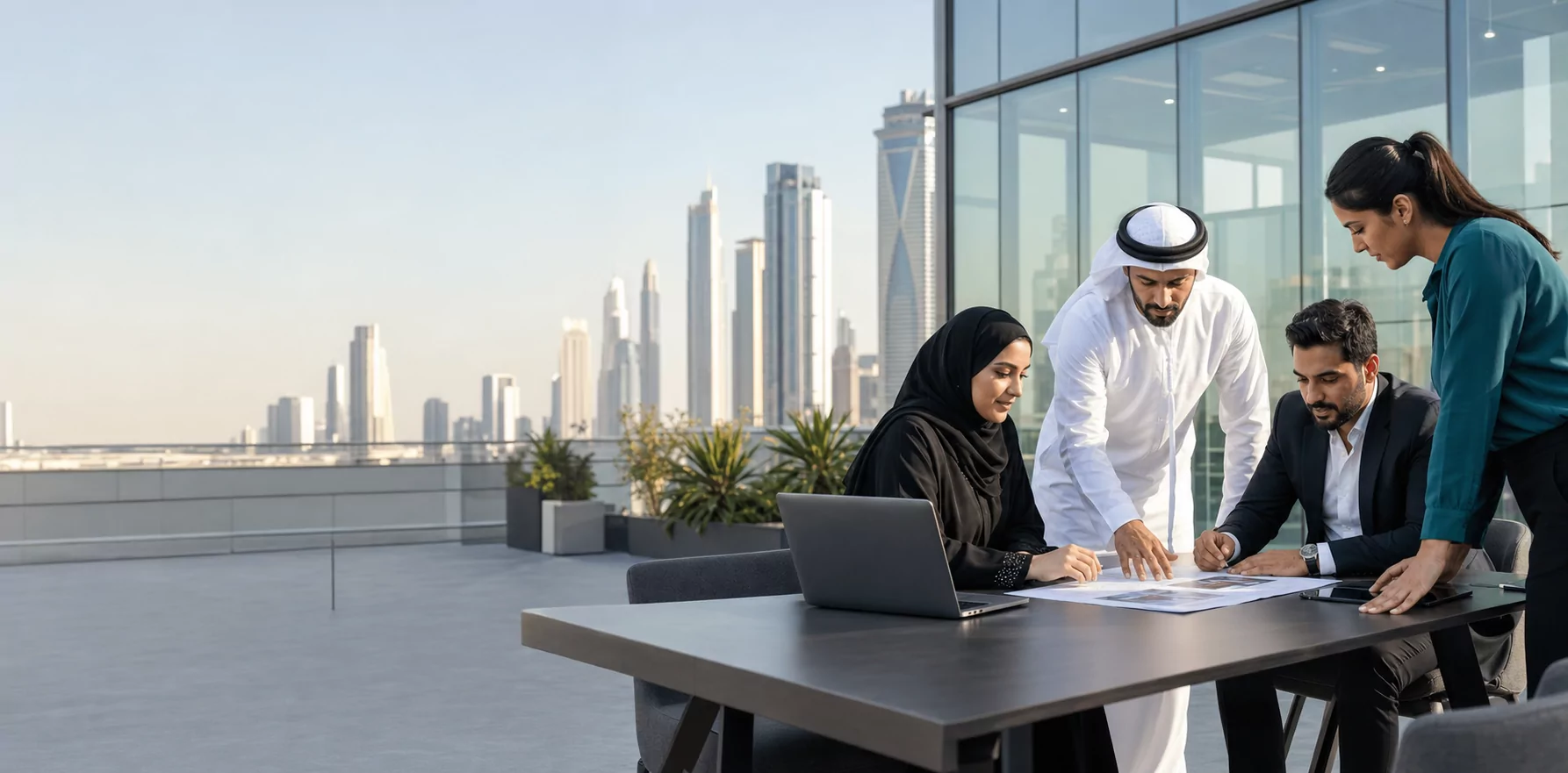 Zenerom digital strategy team working in Dubai