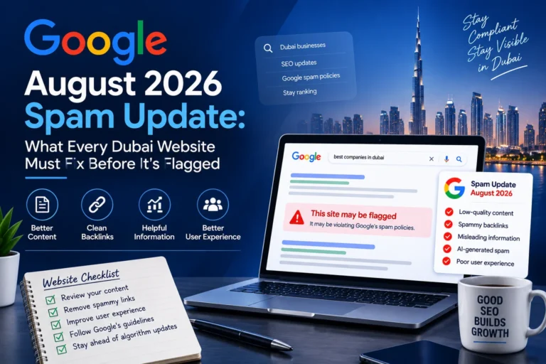 Google’s August 2026 Spam Update: What Every Dubai Website Must Fix Before It’s Flagged